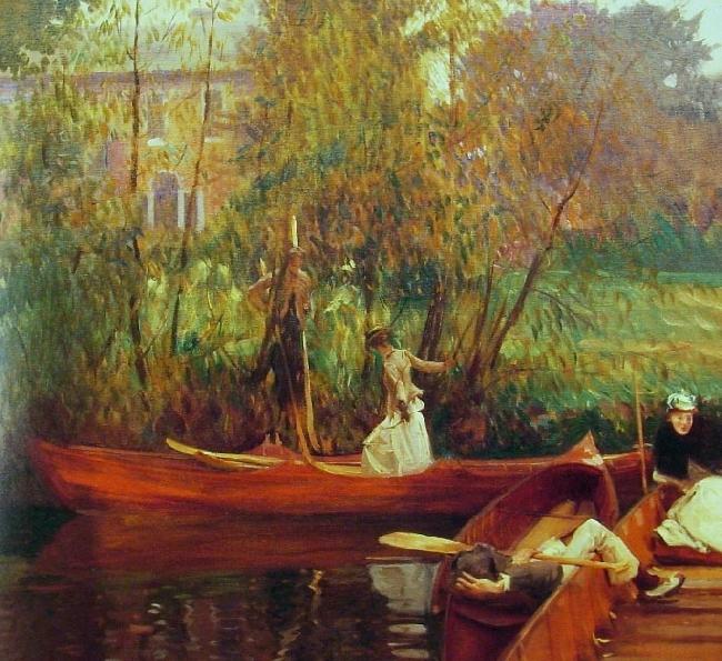 John Singer Sargent A Boating Party